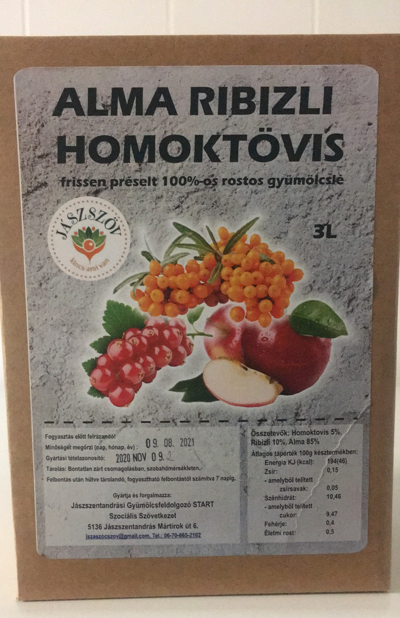 Alma-Homoktövis-Ribizli Gyümölcslé