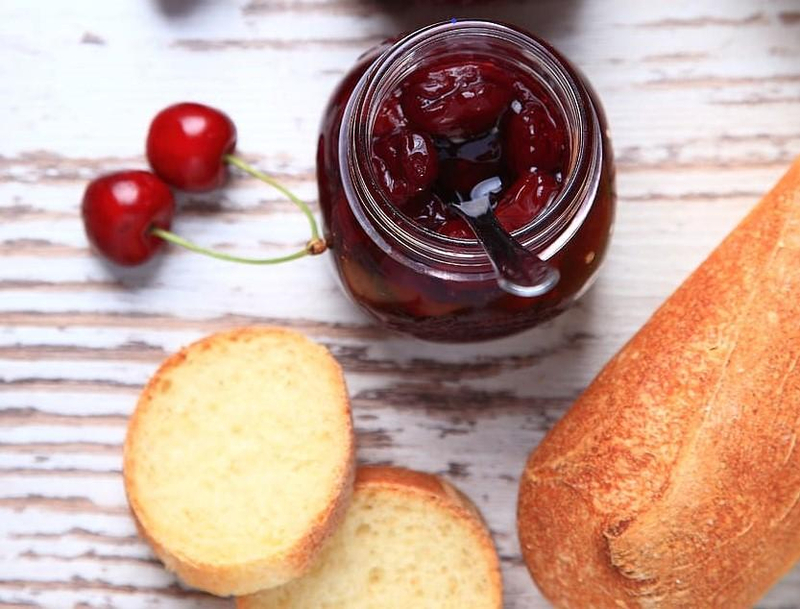 Csokis meggylekvár (385g töltőtömeg)