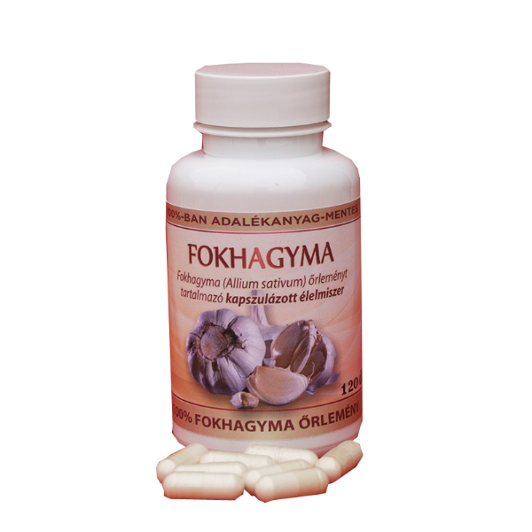 Adalékanyag mentes FOKHAGYMA kapszula 500 mg 120db/tégely
