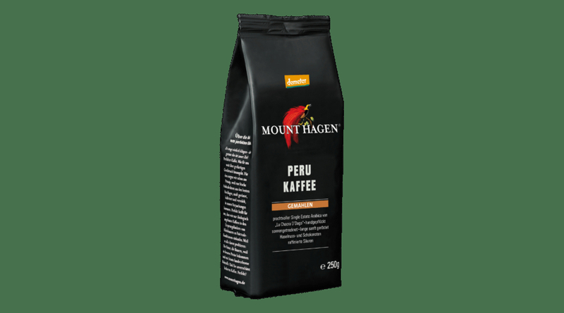 Mount Hagen Bio Perui kávé, őrölt - Demeter 250g