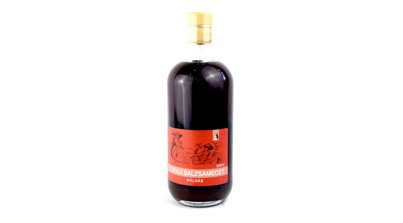 Tokaji balzsamecet málnás