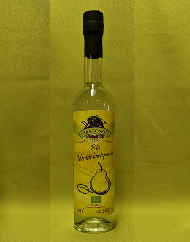 Bio mentás körte párlat 500ml 46%