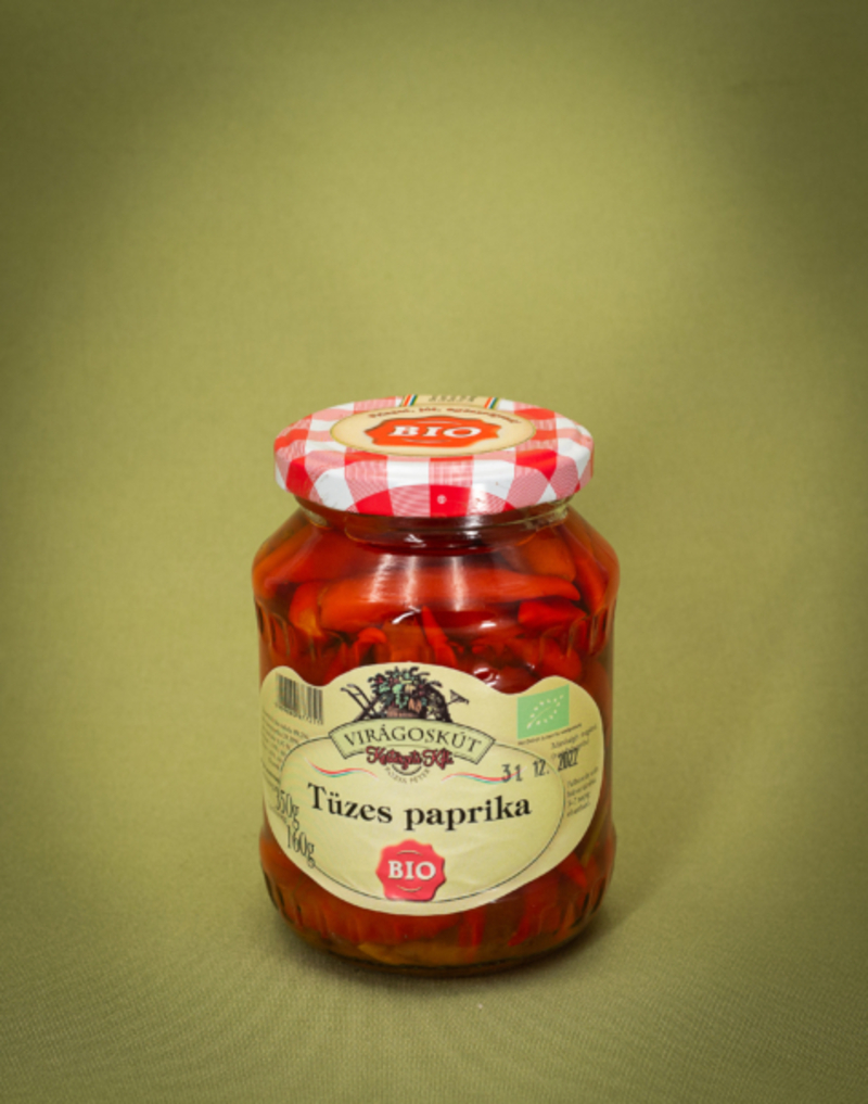 Bio tüzes paprika 350g
