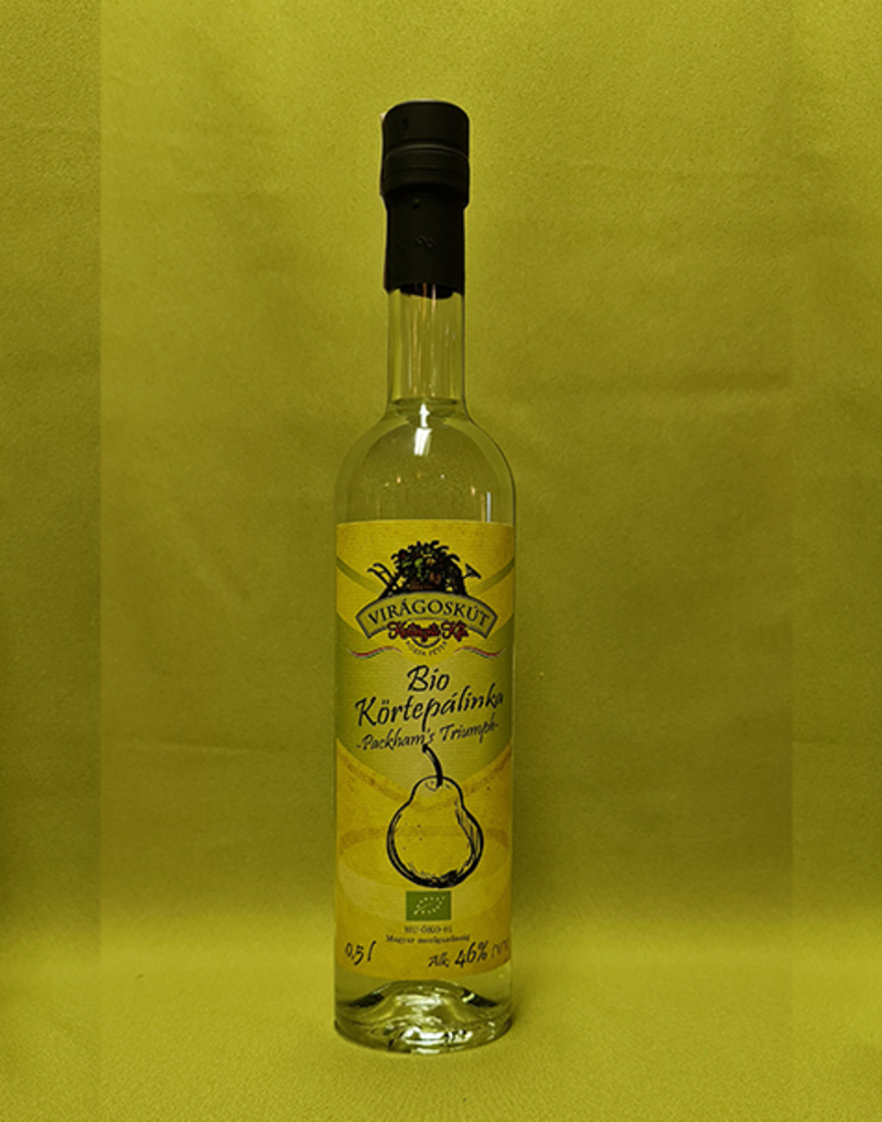 Bio körtepálinka -Packham's Triumph- 500ml 46%