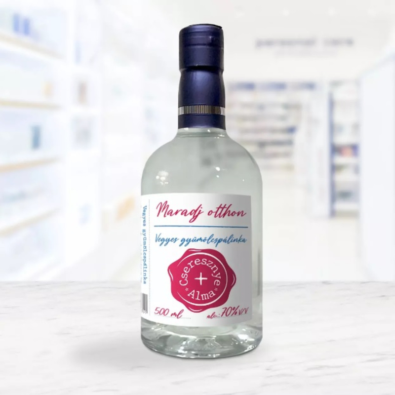 Maradj otthon gyümölcspálinka - 0,5L, 70%