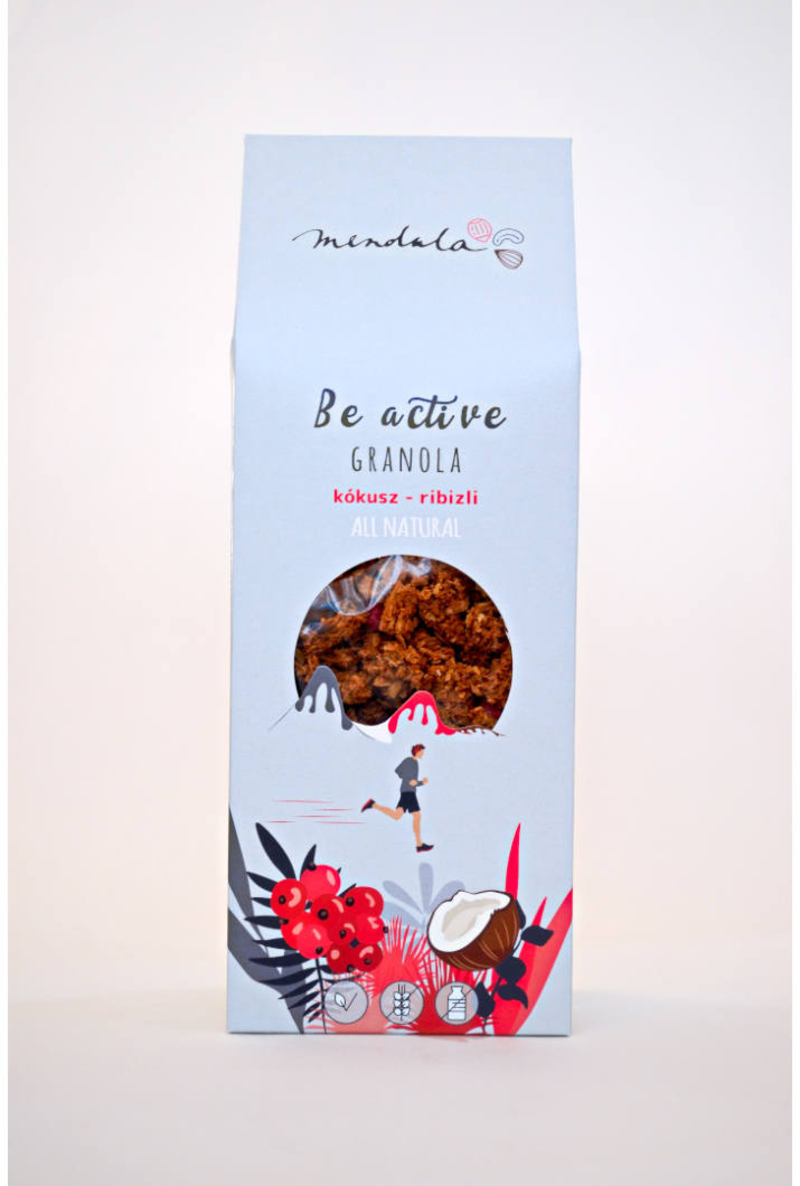 Mendula Kókuszos-ribizlis granola