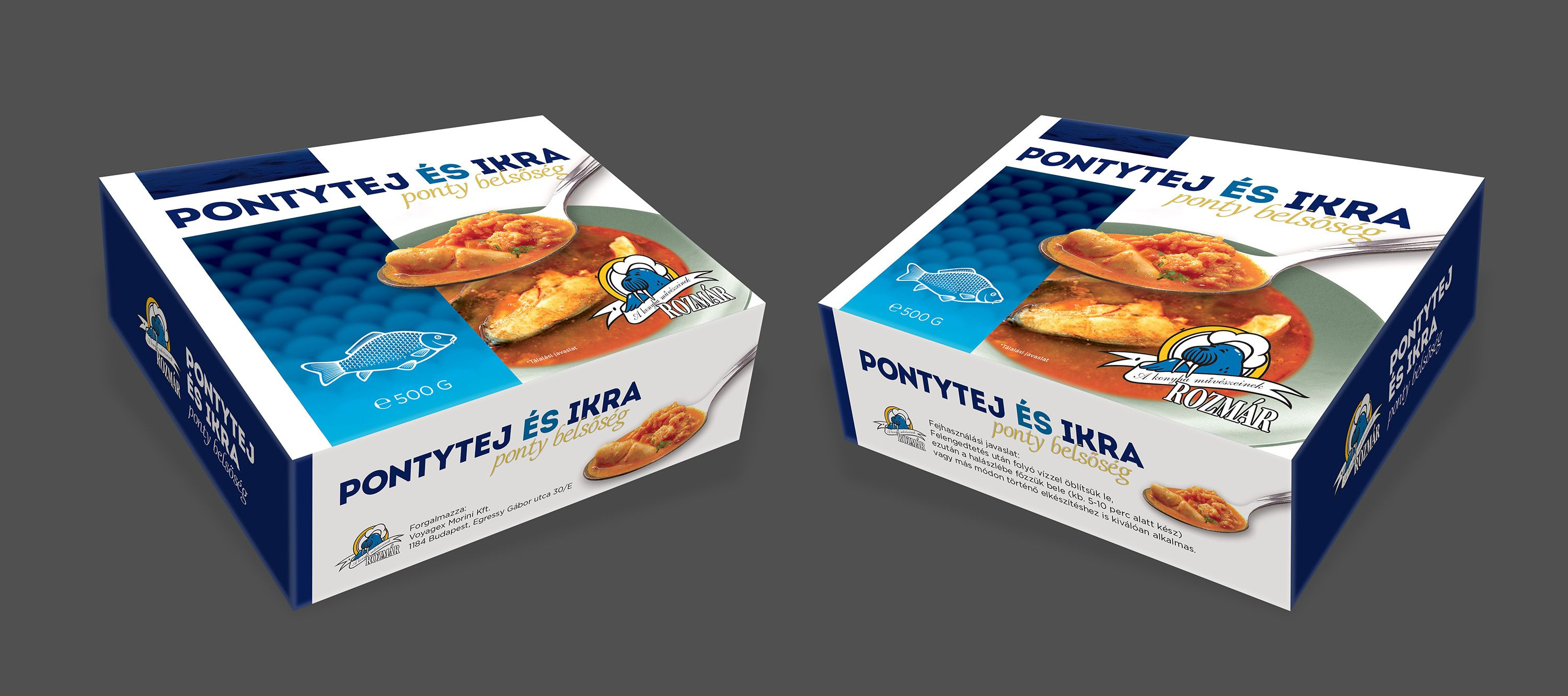 Ponty belsőség(tej és ikra)