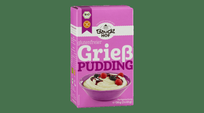Bauckhof Bio Grízpuding - gluténmentes 130g