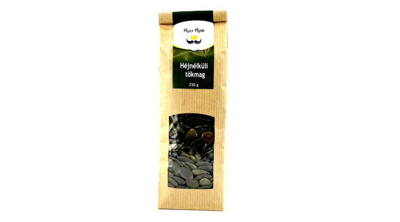Héj nélküli natúr tökmag, 250 g.
