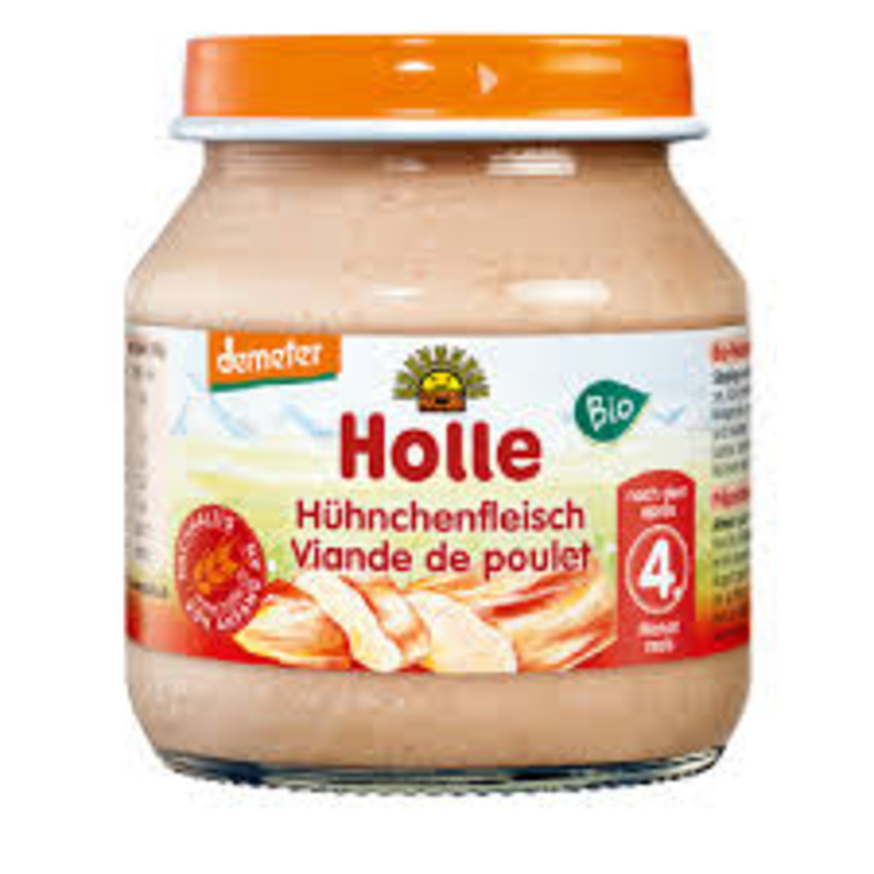 Holle Bio Csirkehús - üveges bébiétel 125g