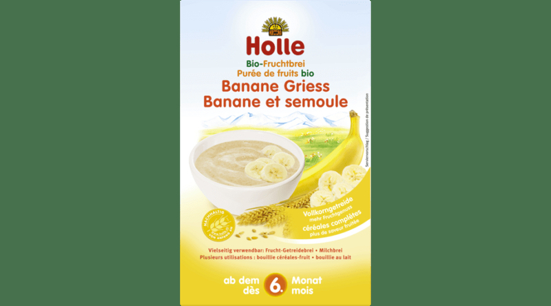 Holle Bio Banános gyümölcspüré kása 250g
