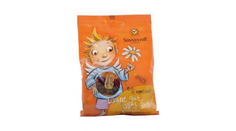 Sonnentor Bio Rosszcsont vegán gyümölcsös gumimaci 100g