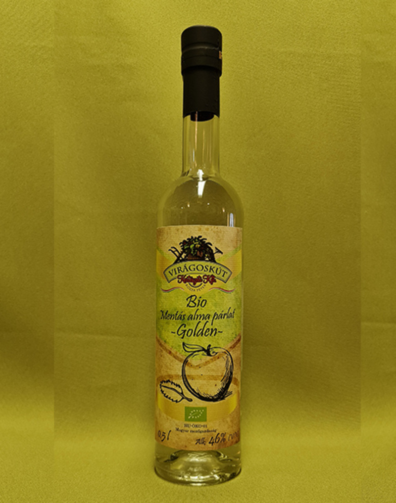 Bio mentás alma párlat -Golden- 500ml 46%