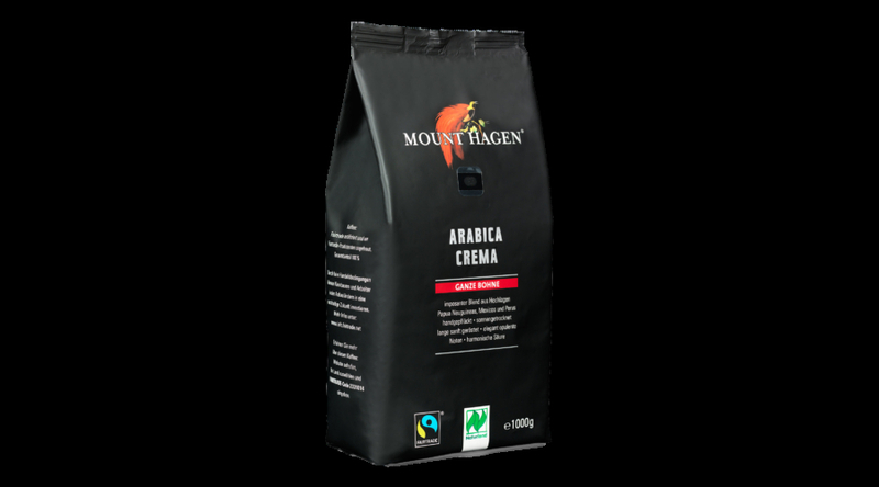 Mount Hagen Bio Pörkölt kávé, szemes - Fairtrade 1000g