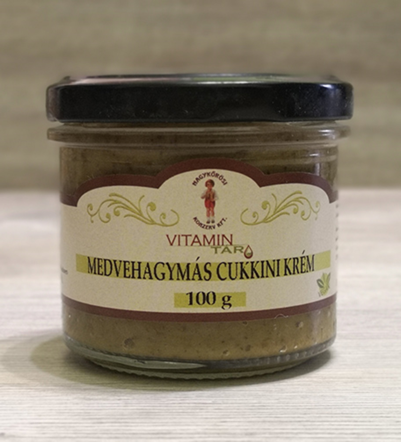 Medvehagymás cukkinikrém