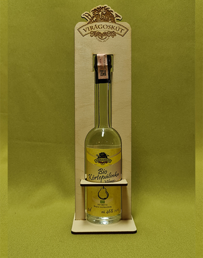 Bio körtepálinka -Vilmos- 100ml 46%, díszdobozban