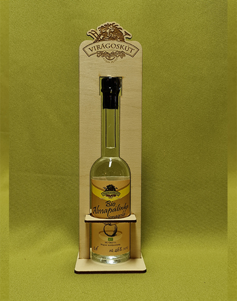Bio almapálinka -jonagold- 100ml 46%, díszdobozban