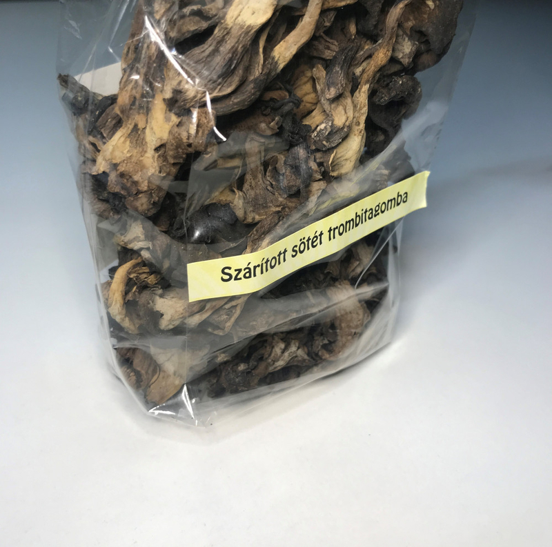 Szárított sötét trombitagomba 50 gr
