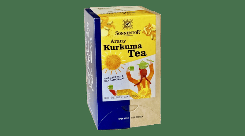Sonnentor Bio Arany Kurkuma teakeverék - filteres 36g