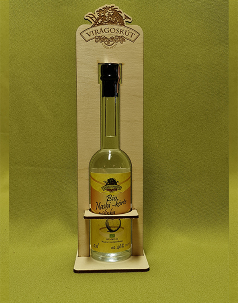 Bio nashi-körte pálinka 100ml 46%, díszdobozban