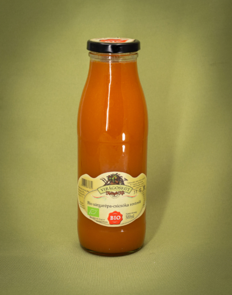 Bio sárgarépa-csicsóka rostoslé 500ml