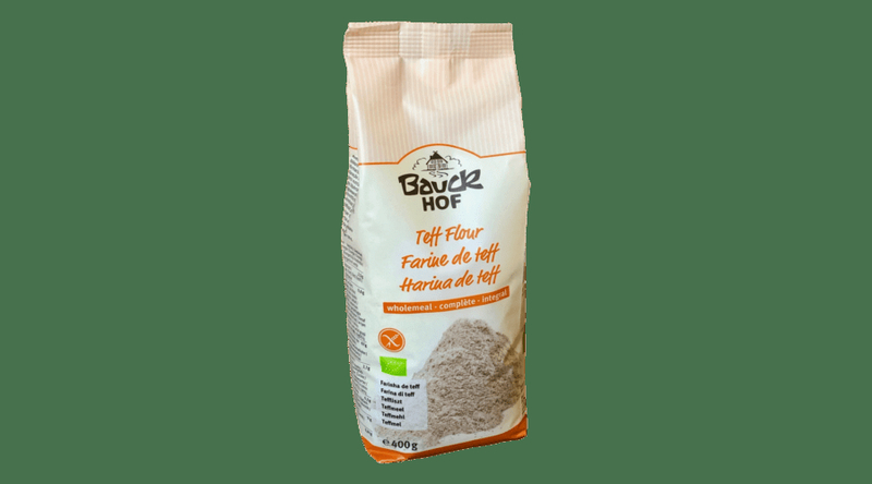 Bauckhof Bio teff liszt, világos 400g