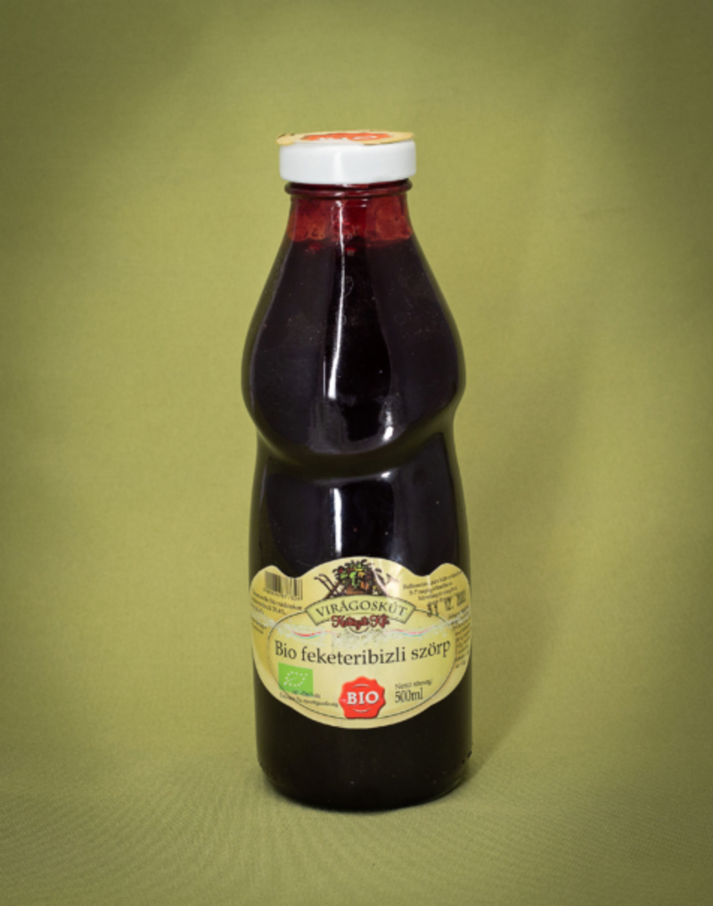 Bio feketeribizli szörp 500ml