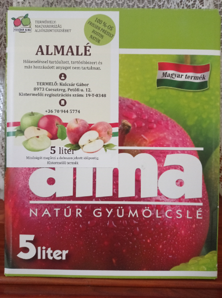 100%-os almalé 5 liter