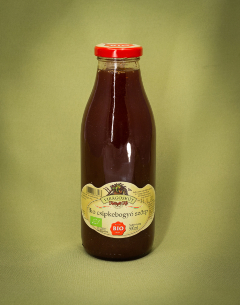 Bio csipkebogyó szörp 500ml