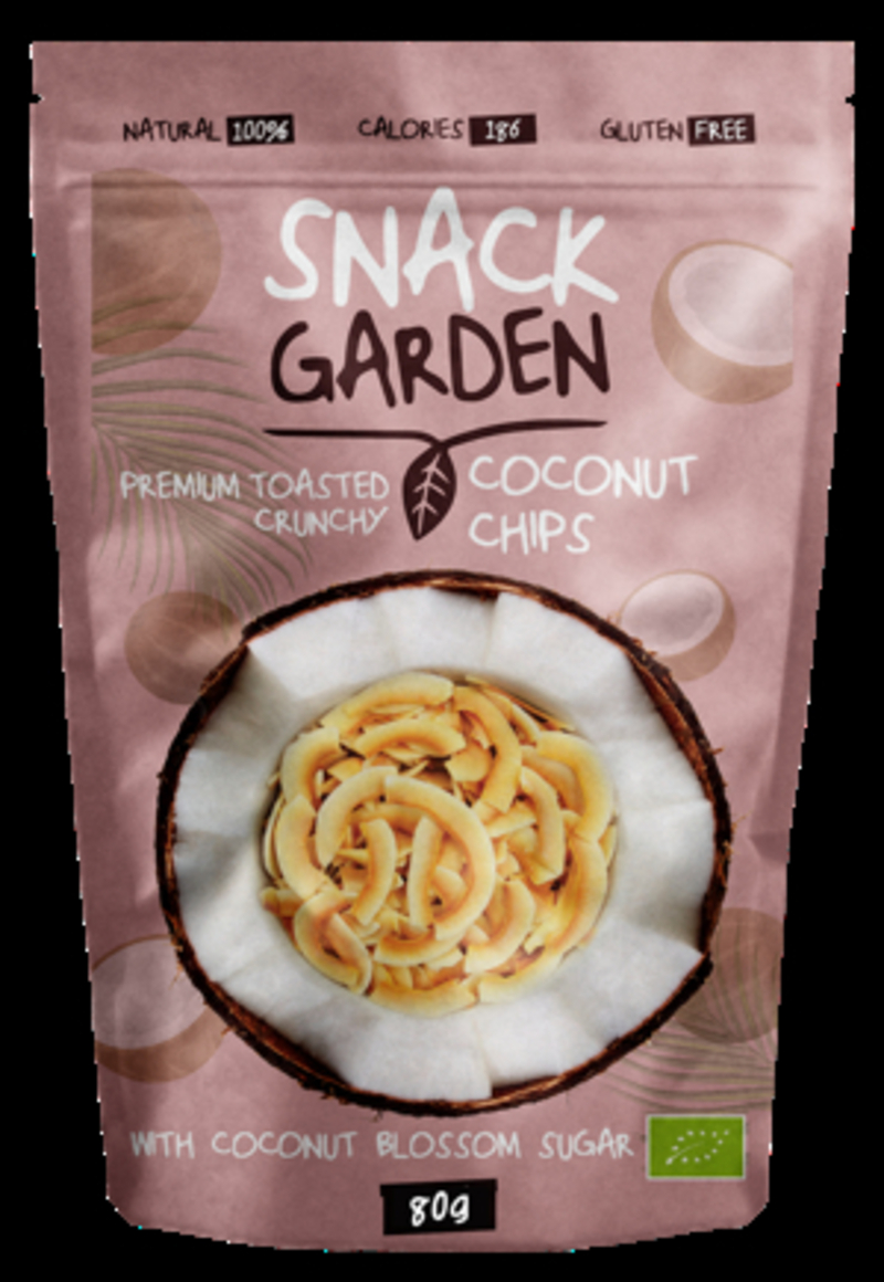 Snack Garden Kókusz chips kókusz virág cukorral