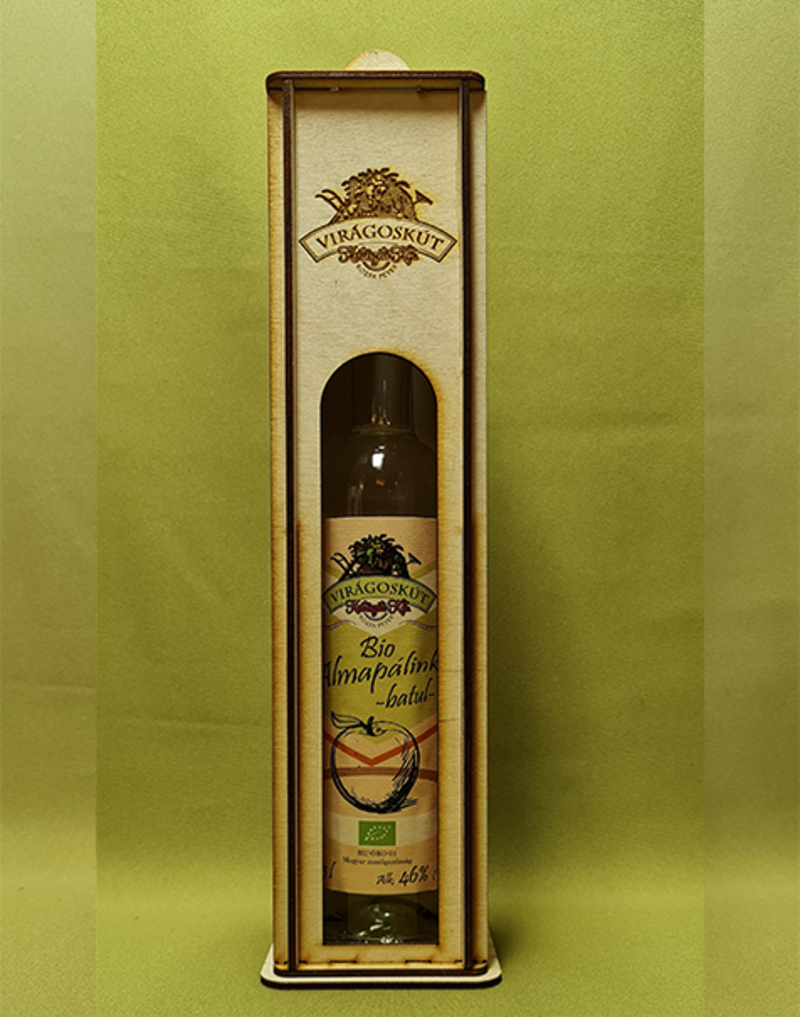 Bio almapálinka -batul- 500ml 46%, díszdobozban