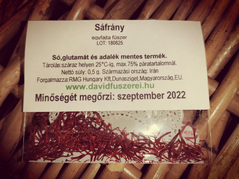 Sáfrány (valódi)