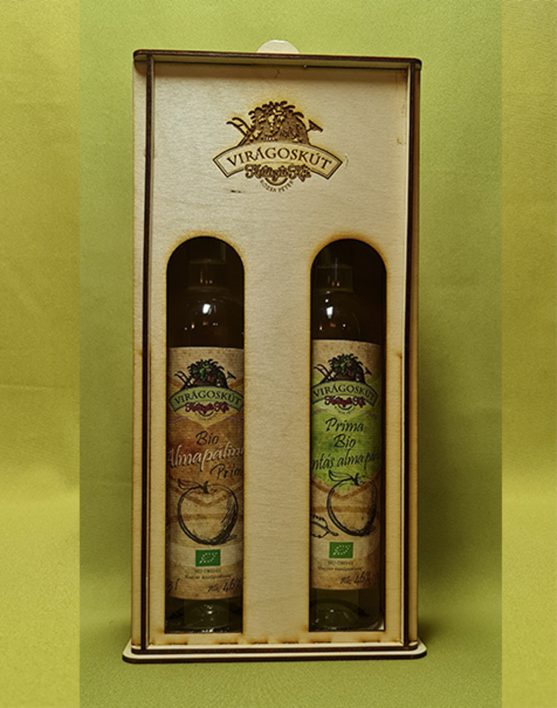 2 db-os Virágoskúti pálinka válogatás (2x500ml)