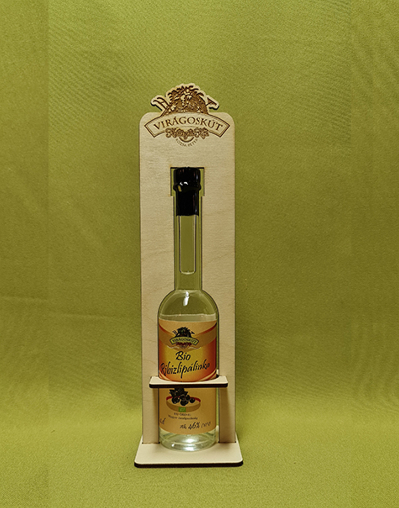 Bio ribizli pálinka 100ml 46%, díszdobozban
