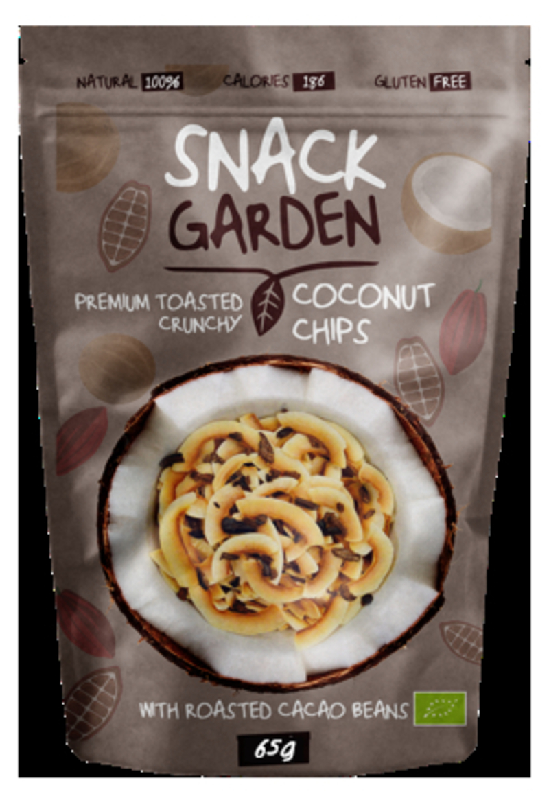Snack Garden Bio kókusz chips Criollo babdarabokkal