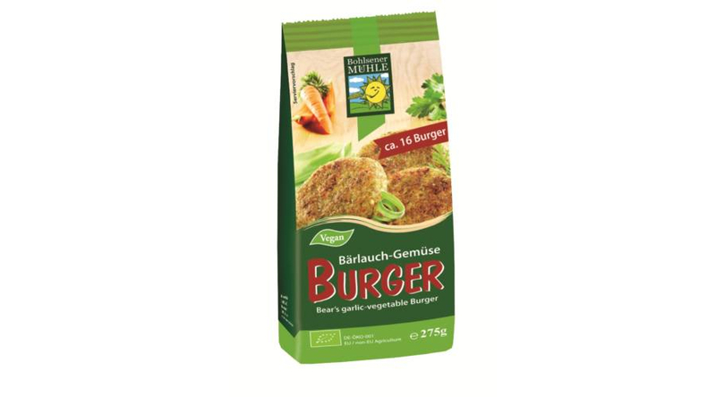 Bohlsener Mühle Bio Medvehagyma-zöldségburger 275g