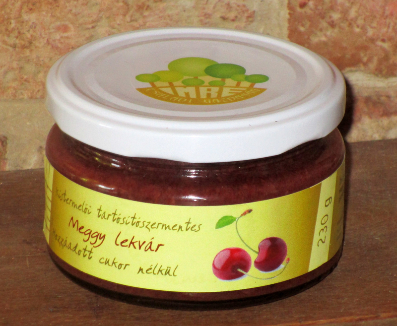 Cukormentes meggy lekvár