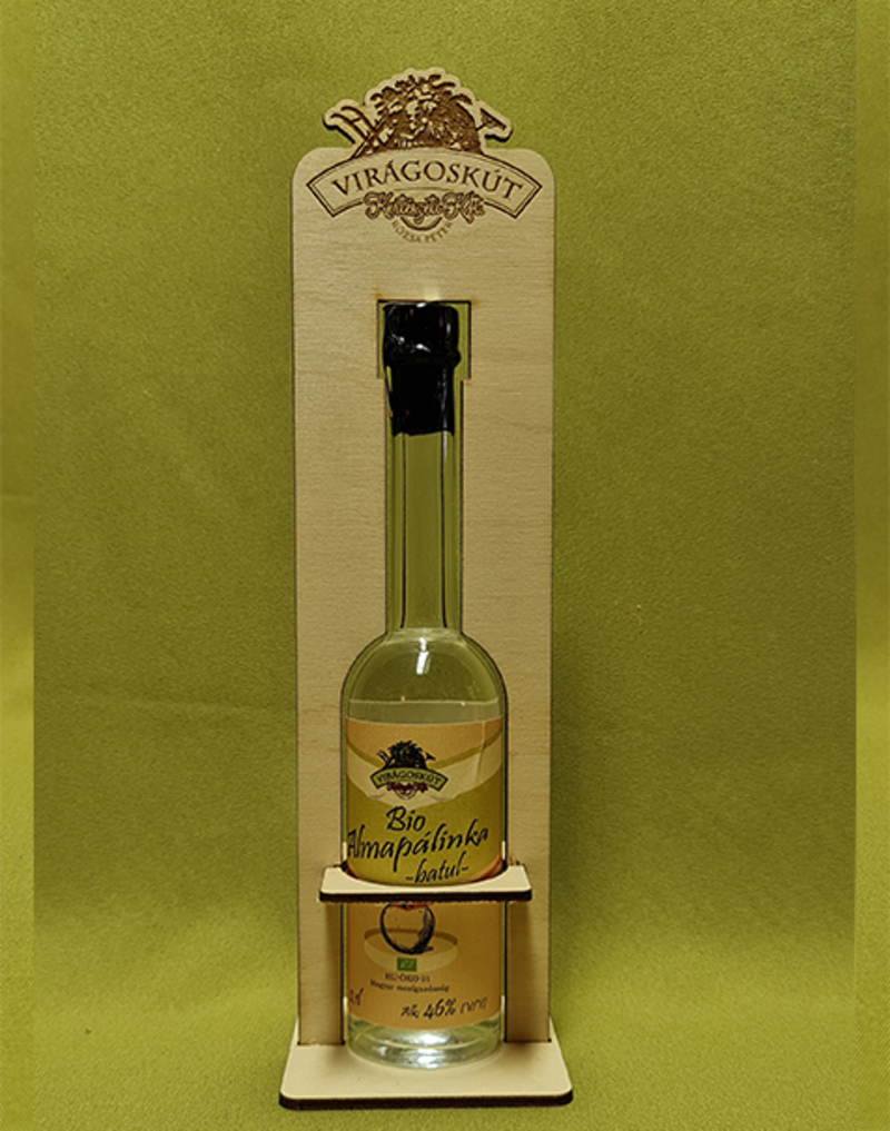 Bio almapálinka -batul- 100ml 46%, díszdobozban