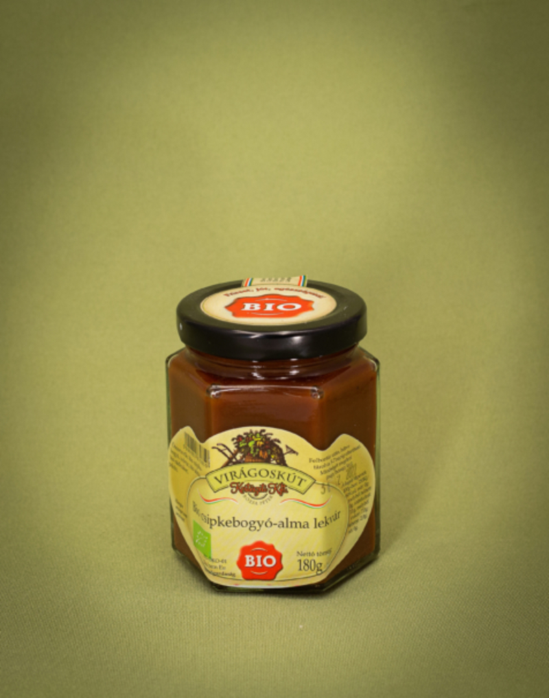 Bio csipkebogyó-alma lekvár 180g