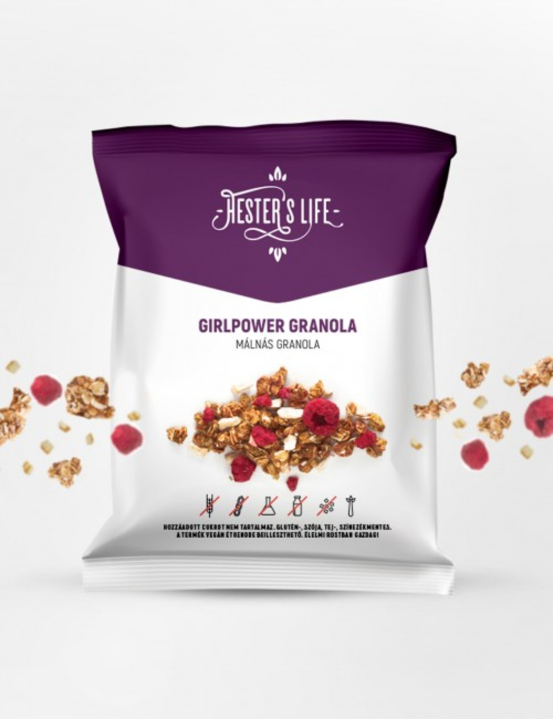 Girlpower Granola | Málnás Granola