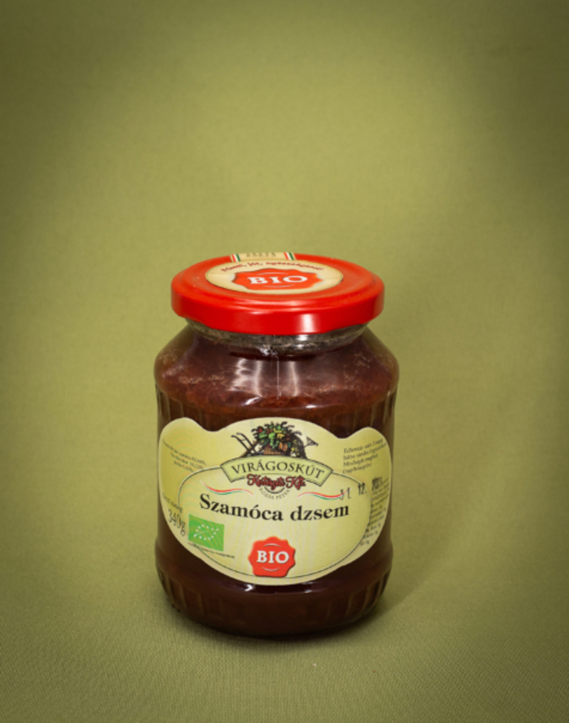 Bio szamóca dzsem 350g