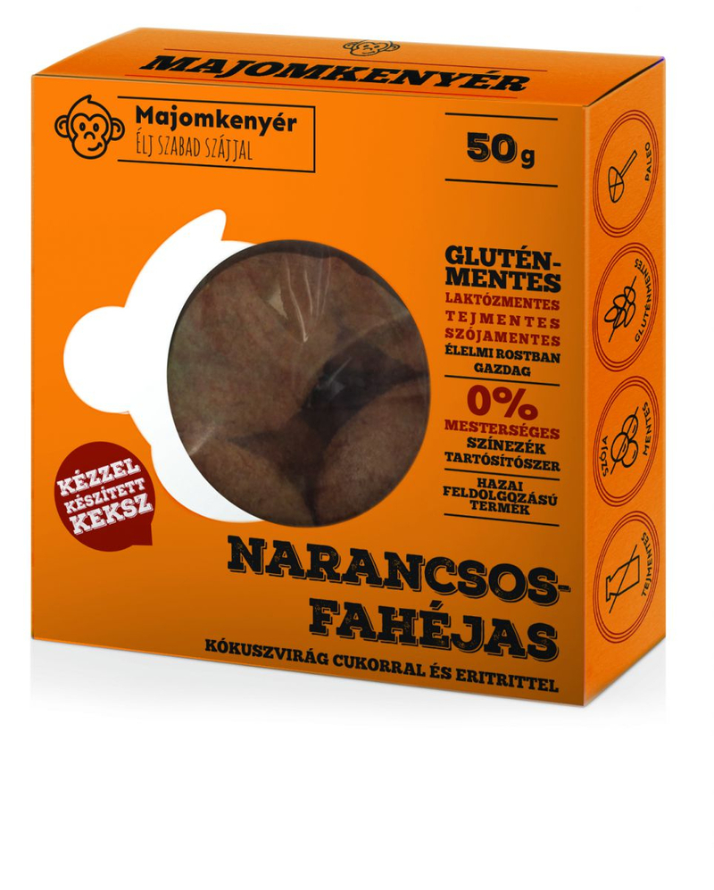 Narancsos - fahéjas paleokeksz 50G
