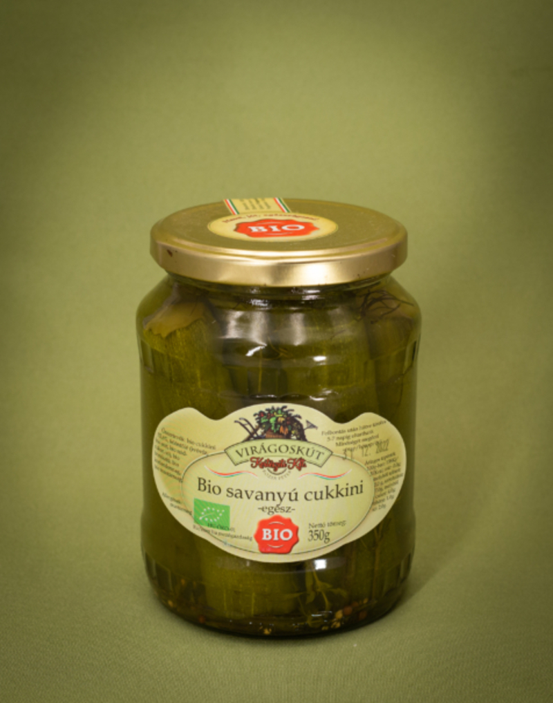 Bio savanyú cukkini 670g