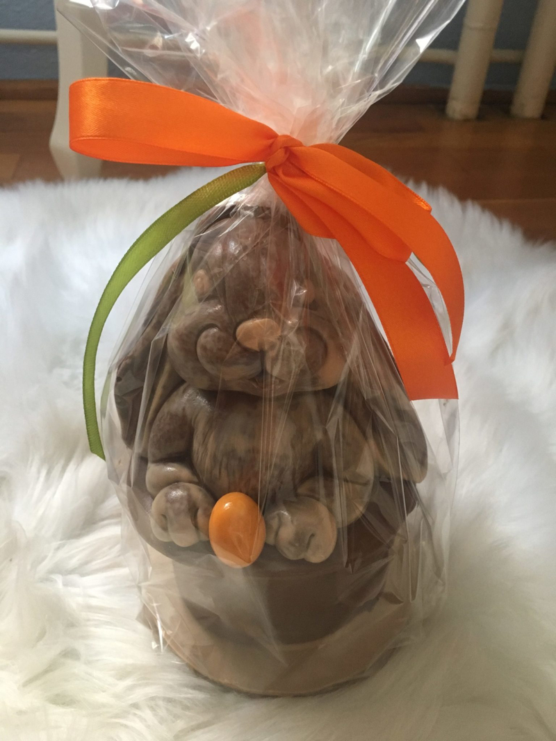 Egyedi kézműves nyuszi - 485 g -