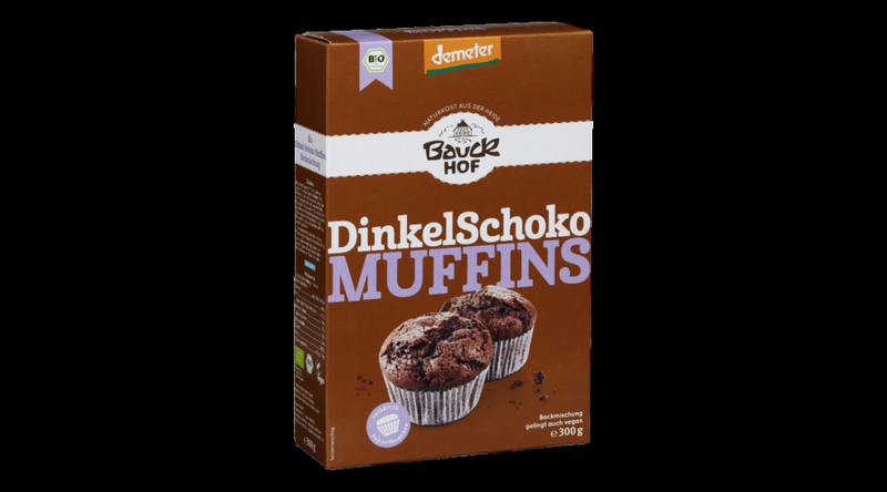 Bauckhof Bio Csokis muffin tönköly süteménykeverék 300g