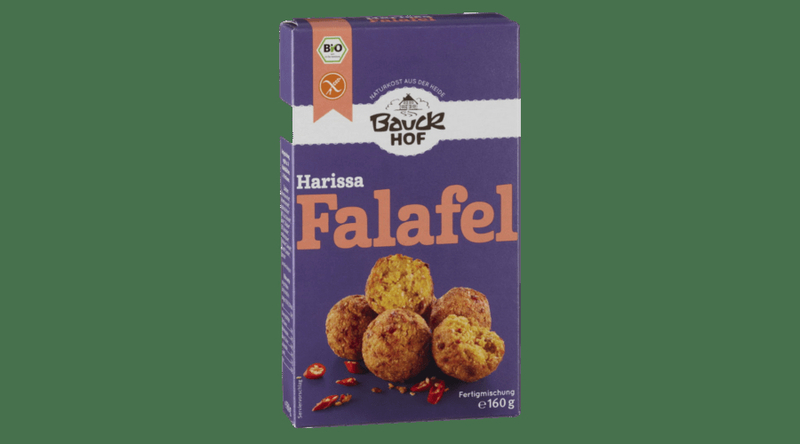 Bauckhof Bio Harissa Falafel - gluténmentes 160g