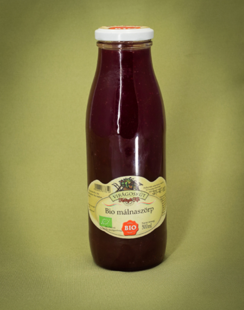 Bio málnaszörp 500ml