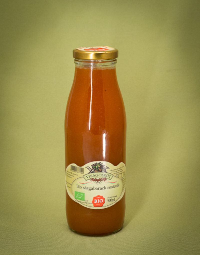 Bio sárgabarack rostoslé 500ml