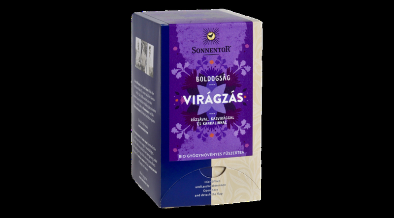 Sonnentor Bio Boldogság - Virágzás - herbál teakeverék - filteres 27g