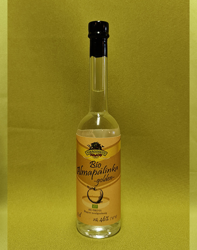 Bio almapálinka -golden- 100ml 46%